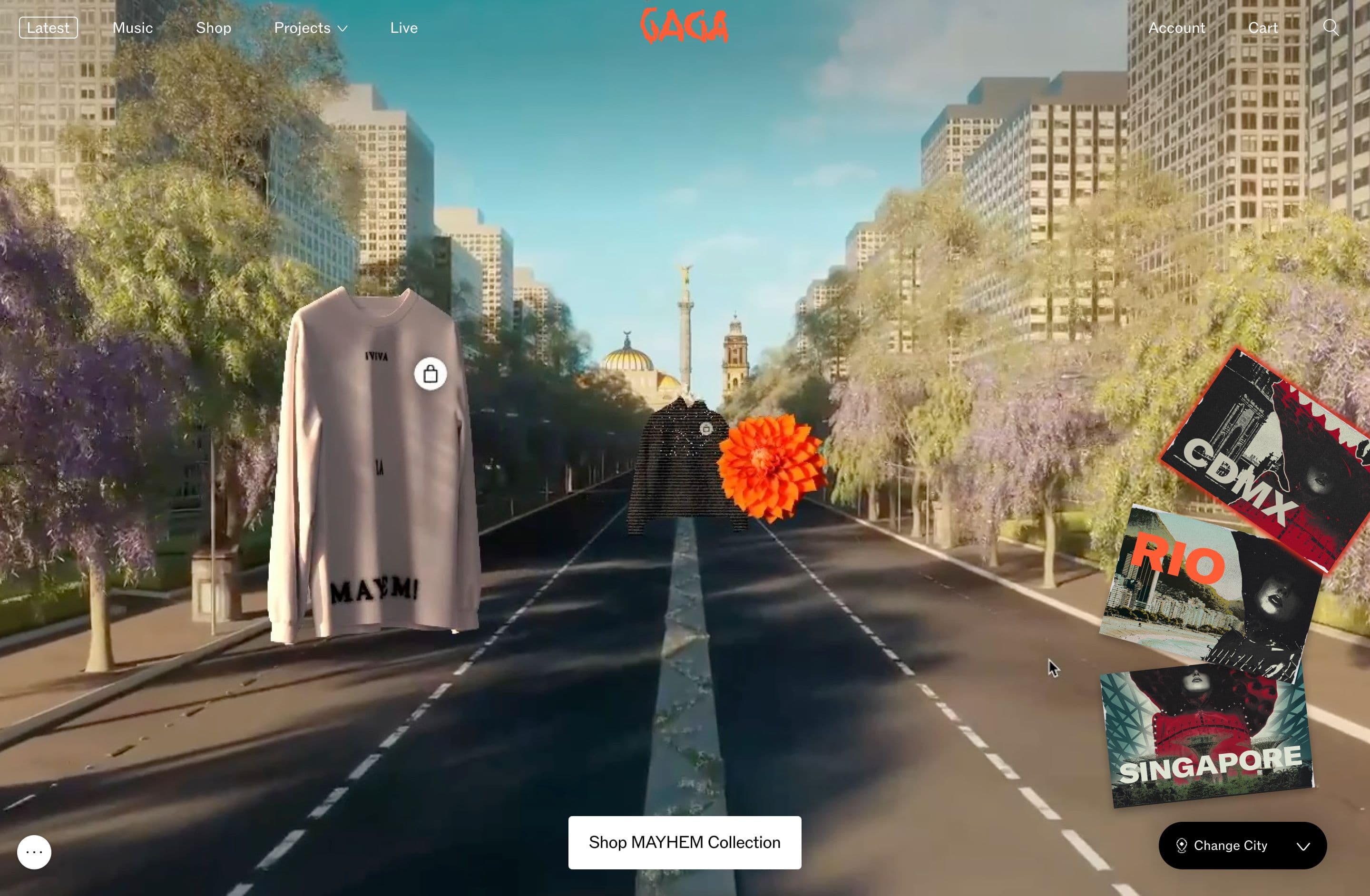 Immersive Virtual City Walk