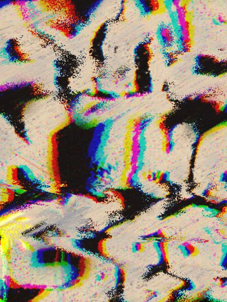 Abstract art made with the Gaga x Coachella collage maker