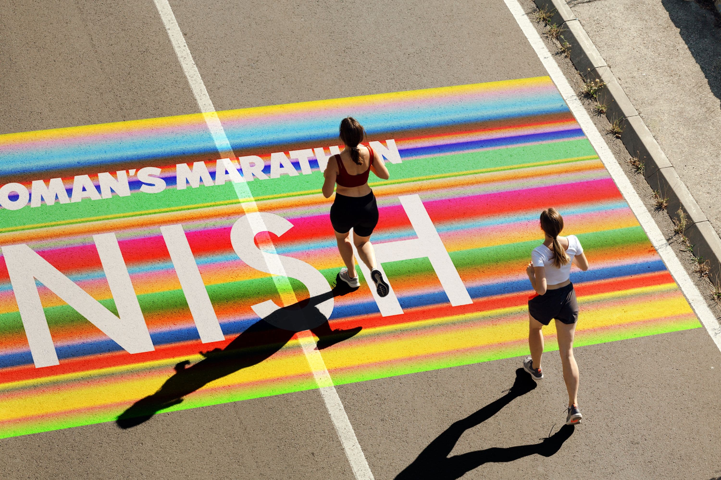 finish line