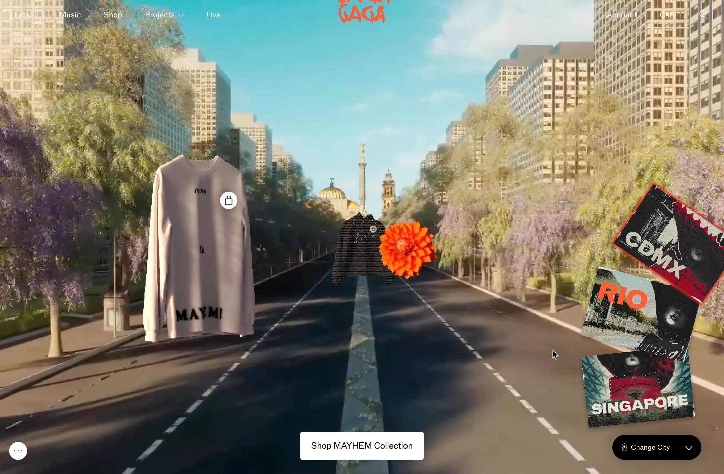 Immersive Virtual City Walk