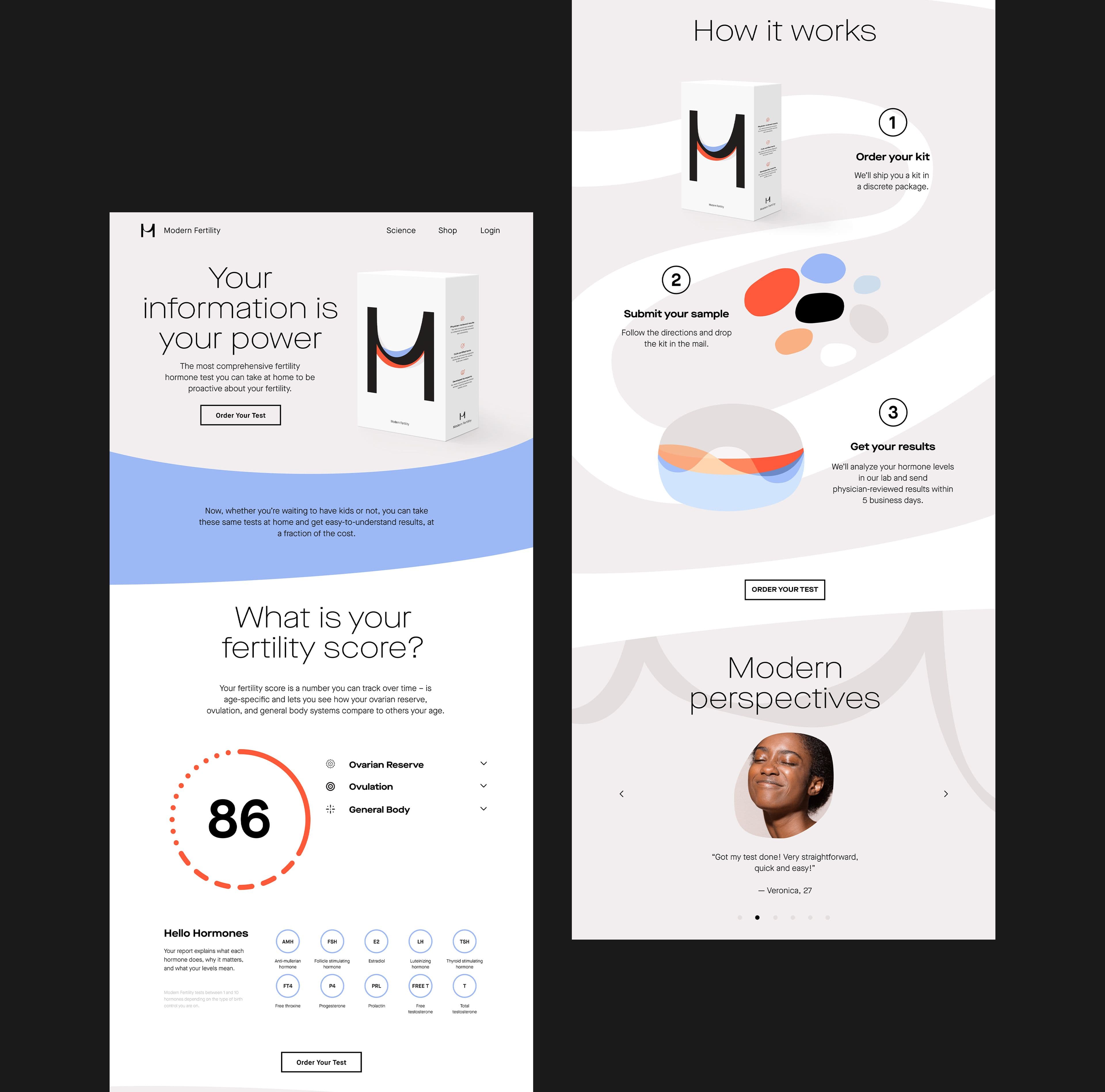 website page design