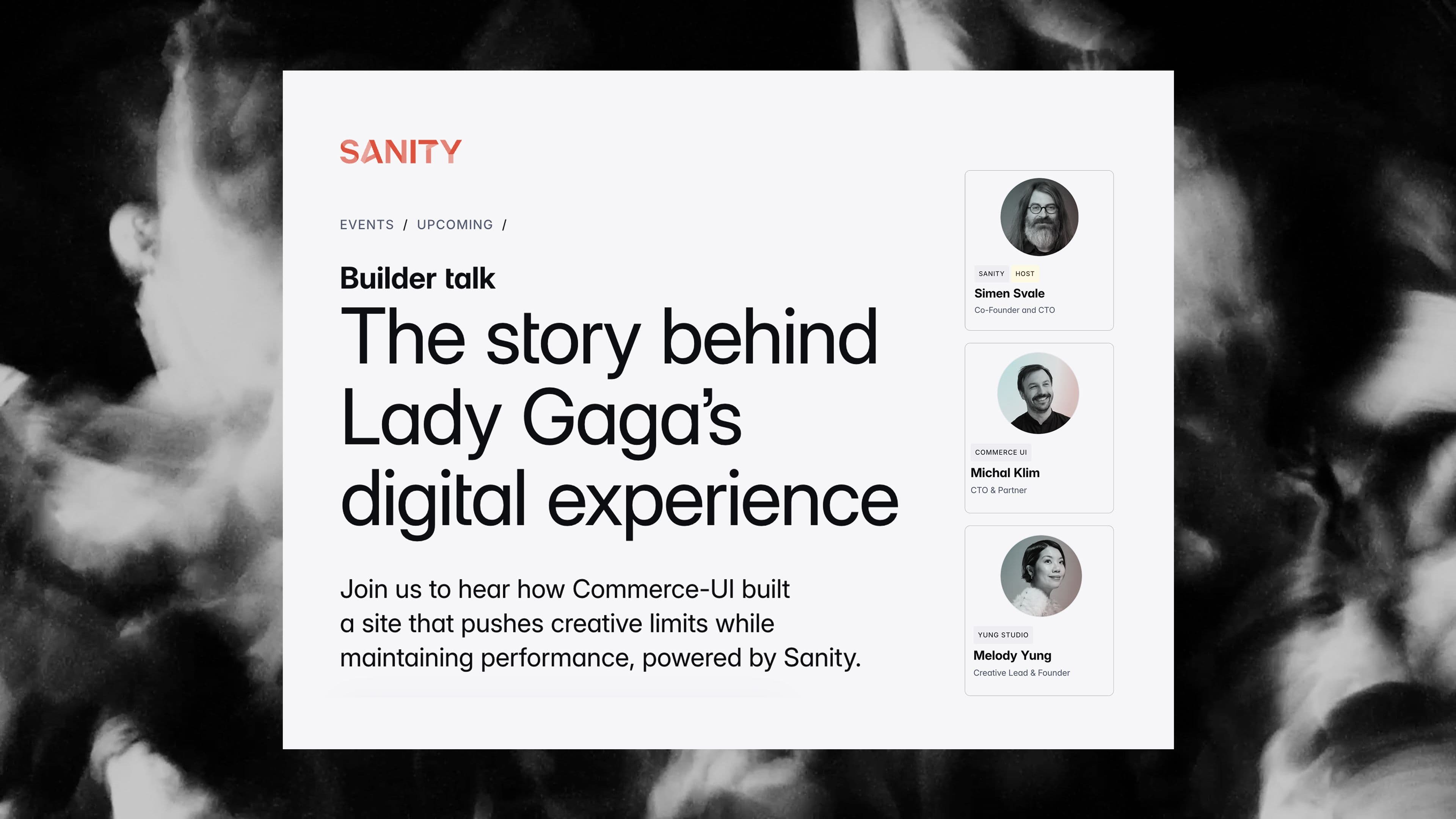 Sanity Webinar: The story behind Lady Gaga’s digital experience