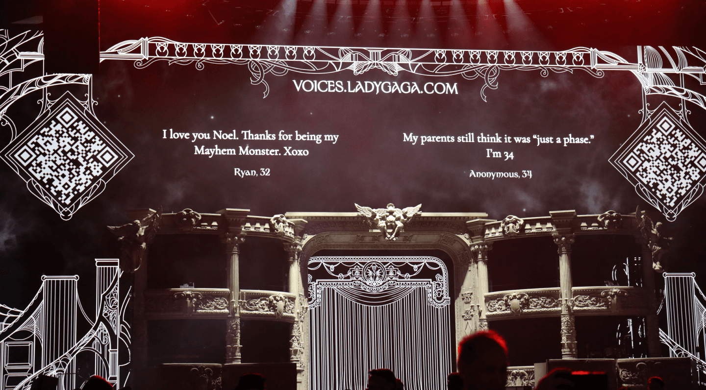 Voices of MAYHEM 1.0 - view of the stage