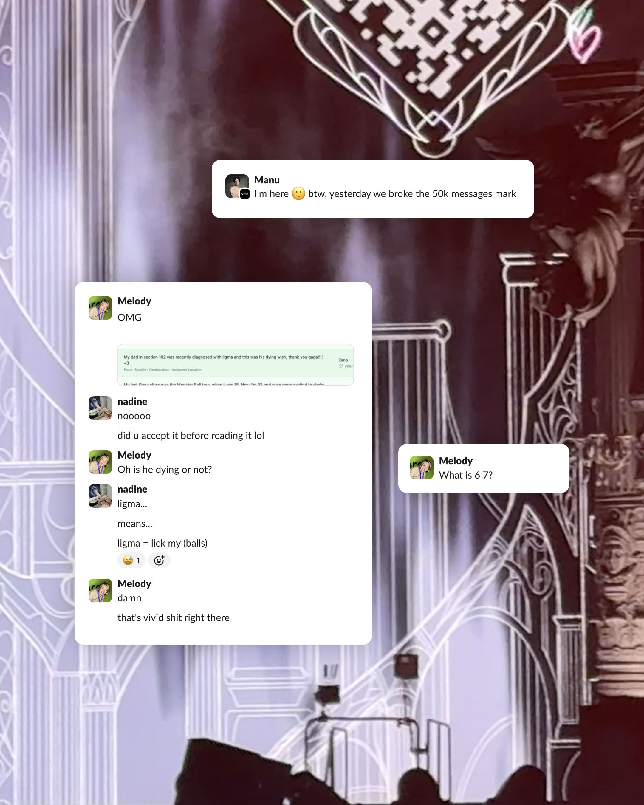 slack messages